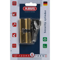 Цилиндр Abus D6MM 35/35, 35x35 мм, ключ/ключ, цвет золото