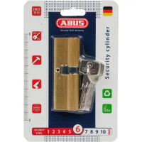 Цилиндр Abus D6MM, 40x50 мм, ключ/ключ, цвет золото