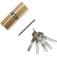 Цилиндр Abus D6MM, 45x45 мм, ключ/ключ, цвет золото