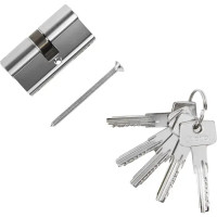 Цилиндр Abus D6N 30/30, 30x30 мм, ключ/ключ, цвет никель