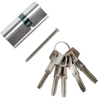 Цилиндр Abus D6N, 30x40 мм, ключ/ключ, цвет никель