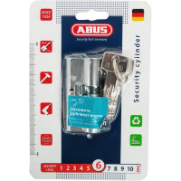 Цилиндр Abus D6N, 30x40 мм, ключ/ключ, цвет никель