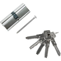 Цилиндр Abus D6N 40/40, 40x40 мм, ключ/ключ, цвет никель