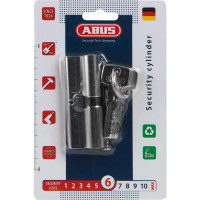 Цилиндр Abus D6N 40/40, 40x40 мм, ключ/ключ, цвет никель