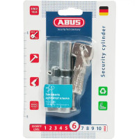 Цилиндр Abus D6N, 40x50 мм, ключ/ключ, цвет никель