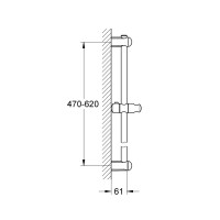 Душевая штанга Grohe Euphoria Neutral 60 см