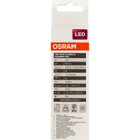 Лампа светодиодная филаментная Osram E14 220 В 5 Вт свеча прозрачная 520 лм тёплый белый свет, для диммера