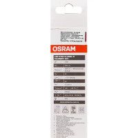 Лампа светодиодная филаментная Osram E14 220 В 5 Вт свеча прозрачная 520 лм белый свет, для диммера