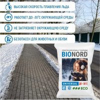 Антигололедный реагент Bionord Universal 23 кг