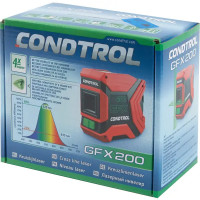 Уровень лазерный Condtrol GFX200 зеленый луч, 20 м