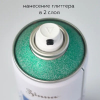 Краска аэрозольная Siana «Глиттер» цвет нефрит 520 мл