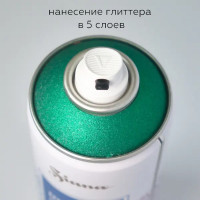 Краска аэрозольная Siana «Глиттер» цвет нефрит 520 мл