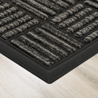 Коврик Inspire Porto Parquet 45x75 см цвет тёмно-серый