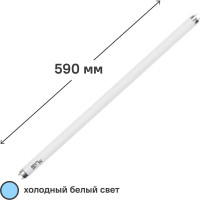 Лампа люминесцентная TDM Electric T8 G13 18 Вт холодный белый свет SQ0355-0027