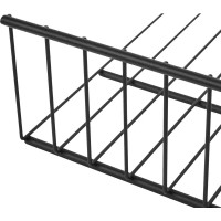 Полка-корзина проволочная НСХ 9.5x55.3x37.9 см сталь цвет чёрный