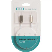 Кабель Oxion USB-micro USB 1 м цвет белый