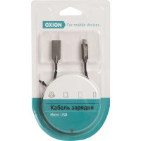 Дата-кабель microUSB Oxion SC034M цвет чёрный