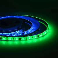 Светодиодная лента адресная SMD 5050 60 диод/14.4 Вт/м 12 В 10 мм IP65 2 м RGB, белая подложка