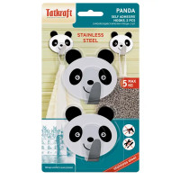 Крючок Tatkraft Panda 2 шт цвет белый черный