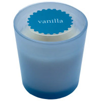 Свеча ароматическая Ваниль 8x9 см конус цвет голубой