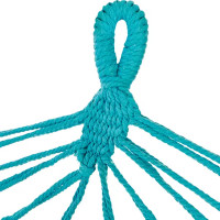 Гамак садовый Polynesia 100x200 см, поликоттон/дерево, цвет голубой