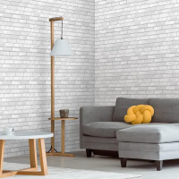 Обои флизелиновые Victoria Stenova Rock Wall белые 1.06 м 888851
