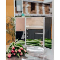 Зеркало с подсветкой настольное Camelion M217-DL 27.5x34 см