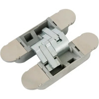 Петля скрытой установки S-832 130х30х21 мм Стекловолокно цвет хром без 3D регулировки
