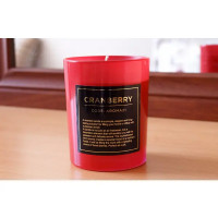 Свеча ароматическая Cranberry цвет красный