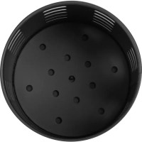 Подставка для столовых приборов 12x12x13.5 см сталь цвет чёрный