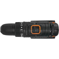 Дрель-шуруповерт аккумуляторная Worx WX101.1, 20 В Li-ion 2x2Ач