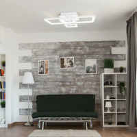 Люстра потолочная светодиодная диммируемая Ritter Spoleto 52032 0 с д/у 100 Вт 34 м² регулируемый белый свет цвет белый