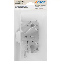 Защелка магнитная Edson EDS-50-85, 73x132x14 мм, сталь, цвет белый