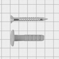 Дюбель-гвоздь грибовидный Fischer 8х40 мм, 50 шт.