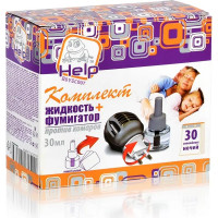 Комплект от комаров Help фумигатор и жидкость 30 ночей 30 мл