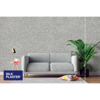 Жидкие обои Silk Plaster Absolute А421 1.3 кг цвет серый