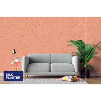 Жидкие обои Silk Plaster Absolute А424 1.3 кг цвет оранжевый