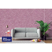 Жидкие обои Silk Plaster Absolute А425 1.3 кг цвет фиолетовый