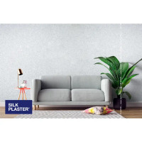 Жидкие обои Silk Plaster Absolute А151 0.868 кг цвет светло-серый