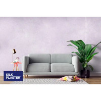 Жидкие обои Silk Plaster Absolute А205 0.73 кг цвет лавандовый пастельный