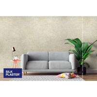 Жидкие обои Silk Plaster Absolute А403 1.1 кг цвет светло-бежевый