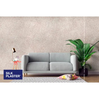 Жидкие обои Silk Plaster Absolute А404 1.1 кг цвет сиренево-розовый