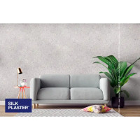 Жидкие обои Silk Plaster Absolute А405 1.115 кг цвет лавандовый