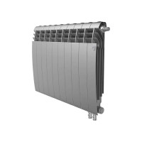 Радиатор Royal Thermo Biliner 500/87 биметалл 10 секций нижнее правое подключение цвет серый