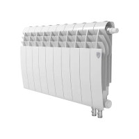 Радиатор Royal Thermo Biliner 350/87 биметалл 10 секций нижнее правое подключение цвет белый