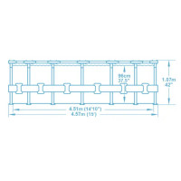 Бассейн каркасный Bestway 56488 BW 457x107 см