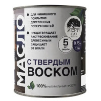 Масло с твердым воском Mighty Oak цвет орех 750 мл