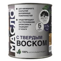 Масло с твердым воском Mighty Oak цвет бук 750 мл