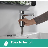Смеситель для раковины Hansgrohe Vernis 100 однорычажный цвет хром