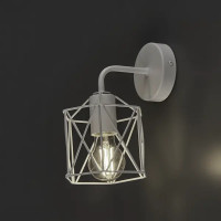 Настенный светильник бра Vitaluce Актавия вайт 1 лампа 3м² E27 цвет белый матовый